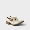 Zapatos de piel envejecida con hebilla Zapatos de piel envejecida con hebilla