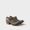 Zapatos de piel envejecida con hebilla Zapatos de piel envejecida con hebilla