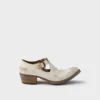 Zapatos de piel envejecida con hebilla Zapatos de piel envejecida con hebilla