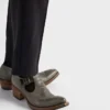 Zapatos de piel envejecida con hebilla Zapatos de piel envejecida con hebilla