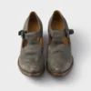 Zapatos de piel envejecida con hebilla Zapatos de piel envejecida con hebilla
