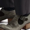 Zapatos de piel envejecida con hebilla Zapatos de piel envejecida con hebilla