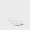 Zapatos de salón con talón abierto de charol Zapatos de salón con talón abierto de charol