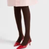 Zapatos de salón con talón abierto de charol Zapatos de salón con talón abierto de charol