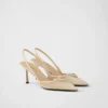 Zapatos de salón con talón abierto de malla Zapatos de salón con talón abierto de malla