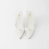 Zapatos de salón con talón abierto de malla Zapatos de salón con talón abierto de malla