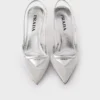 Zapatos de salón con talón abierto de malla Zapatos de salón con talón abierto de malla