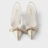 Zapatos de salón con talón abierto de piel Zapatos de salón con talón abierto de piel
