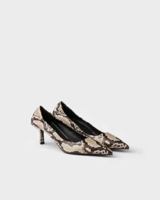 Zapatos de salón de piel Ayers estampada