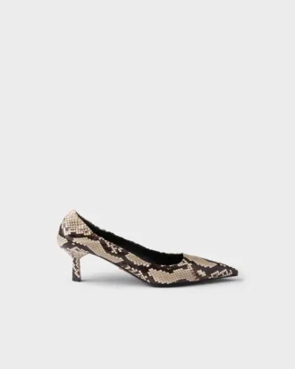Zapatos de salón de piel Ayers estampada