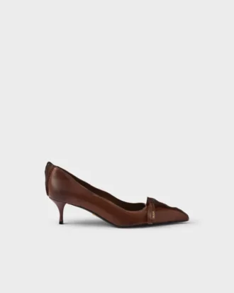Zapatos de salón de piel envejecida