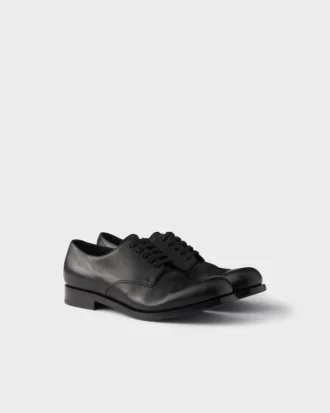 zapatos derby con cordones de cuero envejecido 1 330x413 - Zapatos Derby con cordones de cuero envejecido