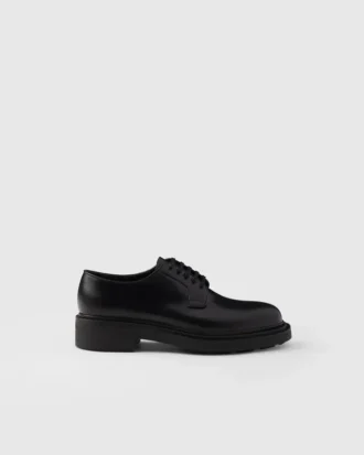 Zapatos Derby de piel cepillada