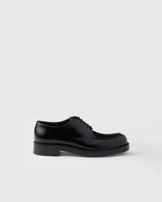 Zapatos Derby de piel cepillada
