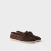 Zapatos náuticos de ante con cordones Zapatos náuticos de ante con cordones