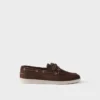 Zapatos náuticos de ante con cordones Zapatos náuticos de ante con cordones