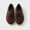 Zapatos náuticos de ante con cordones Zapatos náuticos de ante con cordones
