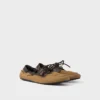 Zapatos náuticos Shuffle de lona envejecida y piel Zapatos náuticos Shuffle de lona envejecida y piel