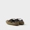 Zapatos náuticos Shuffle de lona envejecida y piel Zapatos náuticos Shuffle de lona envejecida y piel