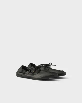 Zapatos náuticos Shuffle de piel envejecida Zapatos náuticos Shuffle de piel envejecida