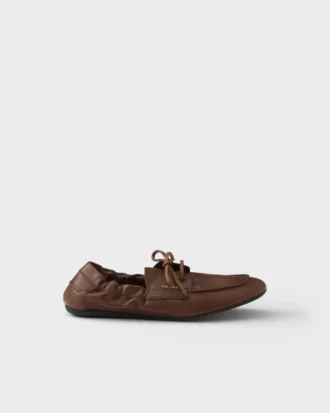 Zapatos náuticos Shuffle de piel envejecida Zapatos náuticos Shuffle de piel envejecida